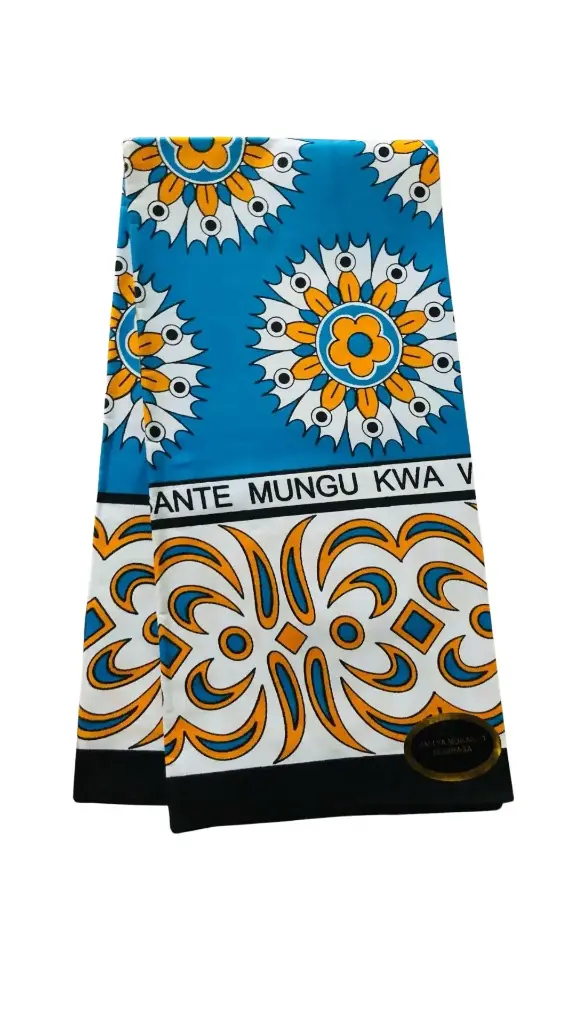 Khanga with Swahili proverb
