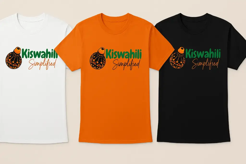 Kiswahili Simplified branded T-shirt